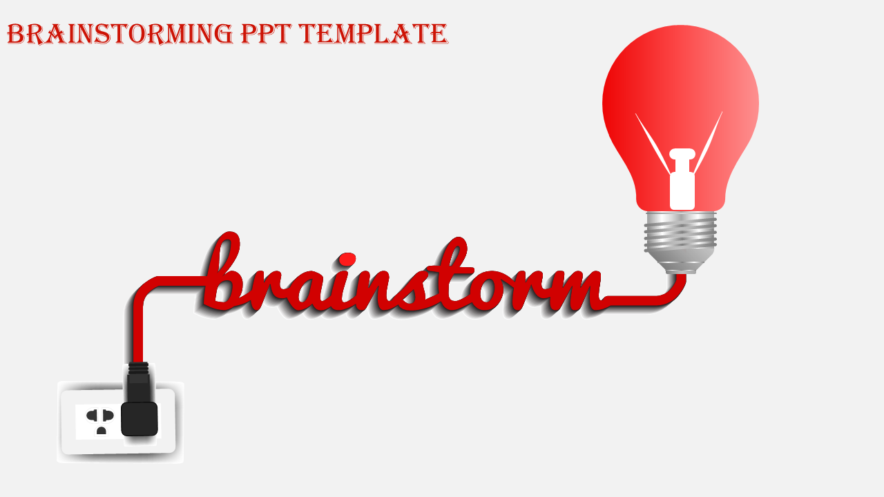 brainstorming ppt template-brainstorming ppt template-Red